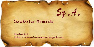 Szokola Armida névjegykártya